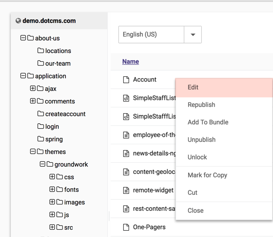 Edit Menu Link Permissions